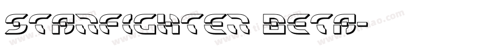 Starfighter Beta字体转换